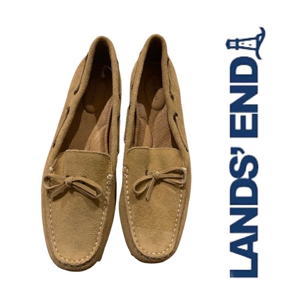 Land’s End Women’s Size 10, Classic Driving Moccasin Dark Fawn